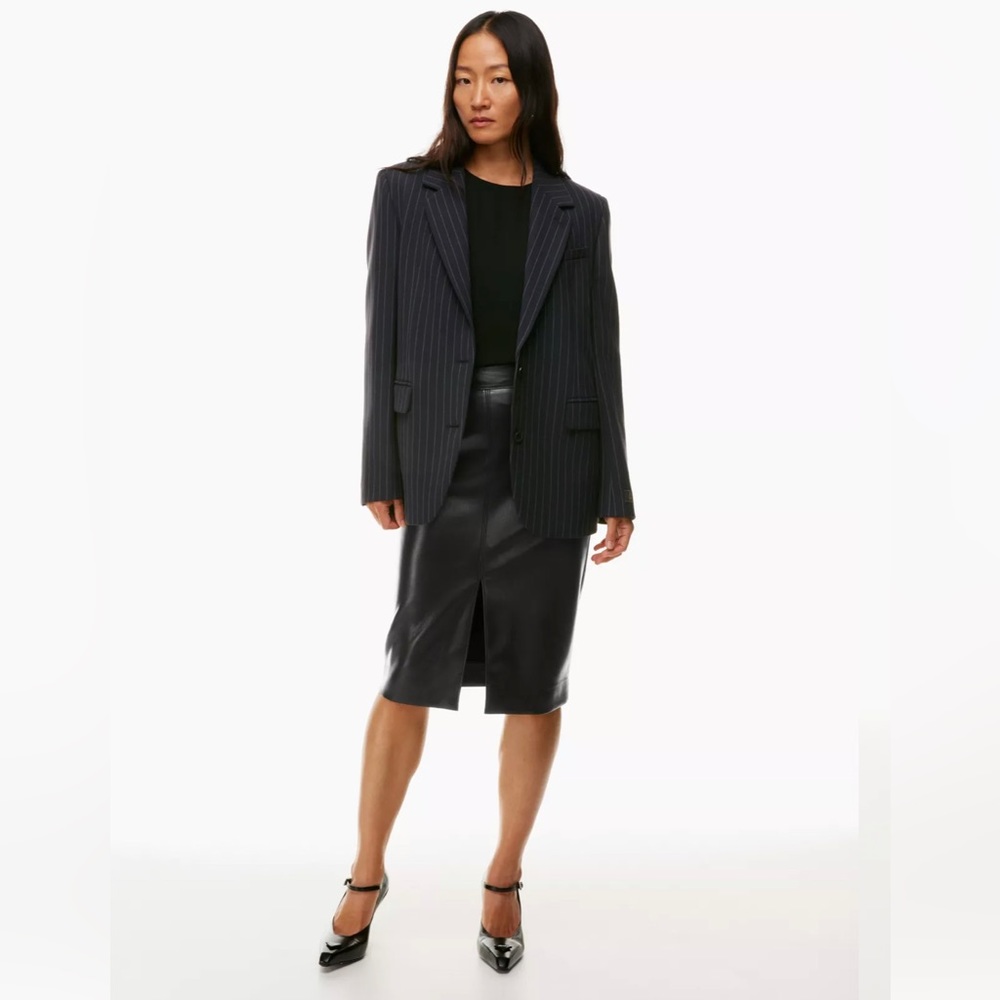 Babaton Pegu Vegan Leather Skirt